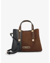 Dune - Dinkydorry Mini Suede-Blend Tote Bag - Lyst