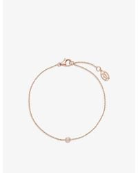 Cartier - D'amour Small 18ct Rose-gold And 0.09ct Diamond Bracelet - Lyst