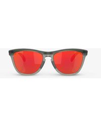 Oakley - Oo9284 Frogskinstm Range Round-frame O Mattertm Sunglasses - Lyst
