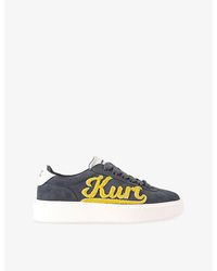 Kurt Geiger - Albion Retro Suede Trainers - Lyst
