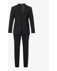 Emporio Armani Suit in Black for Men | Lyst