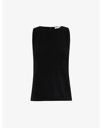 Max Mara - Harald Round-neck Stretch-woven Top - Lyst