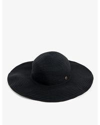 Seafolly - Lizzy Brand-plaque Woven Hat - Lyst