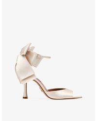 Steve Madden - Bougie Heeled Satin Sandals - Lyst