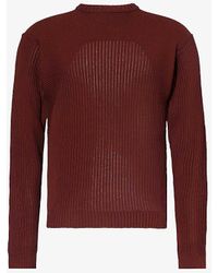 Rick Owens - Biker Ribbed Cotton Knitted Jumper - Lyst