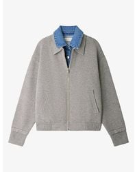 Sandro - Two-In-One Wool And Cashmere-Blend Cardigan - Lyst