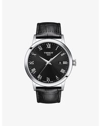 Tissot - T129.410.16.053.00 Classic Dream Stainless-Steel And Leather Quartz Watch - Lyst