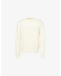 Givenchy - Logo-Embroidered Crew-Neck Knitted Wool Jumper - Lyst