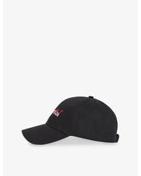 The Kooples - Logo Embroidery Cotton Baseball Cap - Lyst
