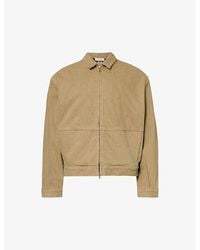 Fear Of God - Brand-patch Relaxed-fit Denim Jacket X - Lyst