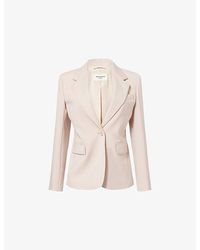 Weekend by Maxmara - Lamine Single-Breasted Wool Blazer - Lyst