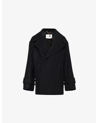 Victoria Beckham - Oversized Merino Wool-blend Coat - Lyst
