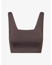 ADANOLA - Ultimate Square-Neck Stretch-Woven Bra - Lyst
