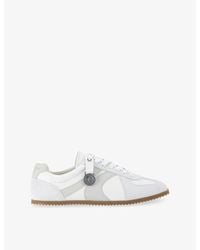 Kurt Geiger - Eldon Leather And Suede Trainers - Lyst