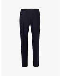 Thom Browne - Vy High-rise Slim-fit Wool Trousers - Lyst