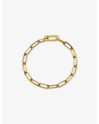 Missoma - Classic Paperclip 18Ct Pvd Plated Stainless-Steel Chain Bracelet - Lyst