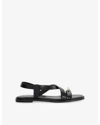 Dune - Lite Leather Sandals - Lyst