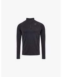 GYMSHARK - Apex Seamless 1/4 Zip Stretch-Woven Top - Lyst