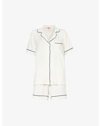Eberjey - Gisele Relaxed-Fit Stretch-Woven Jersey Pyjama Set - Lyst