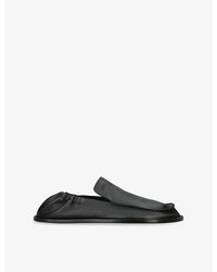 Loewe - Flex Leather Loafers - Lyst