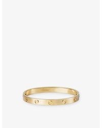 Cartier - Gold Love 18ct -gold Bangle Bracelet - Lyst
