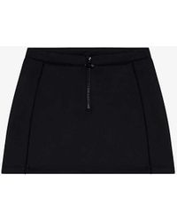 DIESEL - O-carole Cut-out Stretch-woven Mini Skirt - Lyst