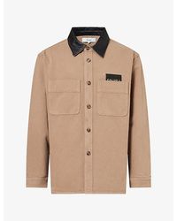Palmes - Patch-Pocket Logo Cotton Jacket - Lyst