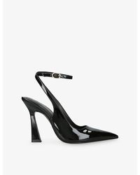 Stuart Weitzman - Vinnie 100 Patent-Leather Courts - Lyst