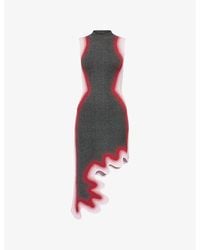 Ph5 - Hailey Reflective Sleeveless Knitted Midi Dress - Lyst