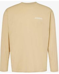 Jacquemus - Le T-shirt Logo-print Organic Cotton-jersey T-shirt X - Lyst
