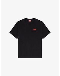DIESEL - T-Boxt-Bisk Brand-Print Cotton-Jersey T-Shirt - Lyst