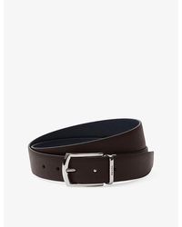 Prada - Reversible Saffiano Leather Belt - Lyst