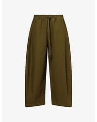 Entire studios - Loft Wide-Leg Cotton Trousers - Lyst