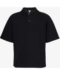 Loewe - Logo-embroidered Regular-fit Cotton-piqué Polo Shirt - Lyst