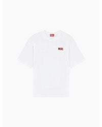 DIESEL - T-Boxt Bisk Brand-Print Cotton-Jersey T-Shirt - Lyst