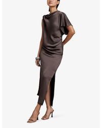 cap sleeve layered a-line mini dress in white La Ballerine Layered Mesh Mini Dress White