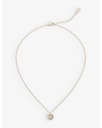 Cartier - Trinity 18Ct, Rose, - And 0.17Ct Brilliant-Cut Diamond Pendant Necklace - Lyst