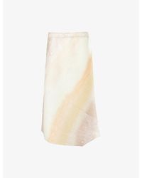 Pleats Please Issey Miyake - Sea Bubble Pleats Midi Skirt - Lyst