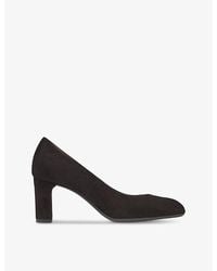 LK Bennett - Winola Block-Heel Suede Court Shoes - Lyst