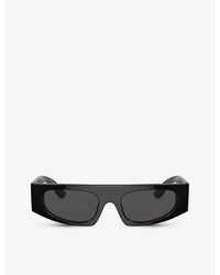 Dolce & Gabbana - Dg4411 Rectangle-frame Acetate Sunglasses - Lyst