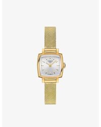 Tissot - T0581093303100 Lovely Square Stainless-steel Quartz Watch - Lyst