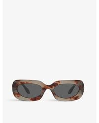 Giorgio Armani - Ar8182 Tinted-lens Rectangle-frame Acetate Sunglasses - Lyst