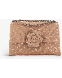 Dune - Richmond Diamante-embellished Quilted Woven Shoulder Bag - Lyst