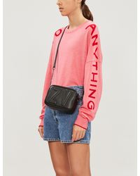 Zadig & Voltaire Graphic-sleeve Oversized Merino Wool Sweater - Pink