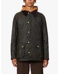 Barbour - Ashby Corduroy-trimmed Waxed Cotton Jacket - Lyst