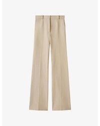 JOSEPH - Tafira Flared Stretch-Woven Trousers - Lyst