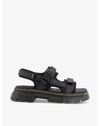 Dr. Martens - Forster Contrast-stitch Woven Sandals - Lyst