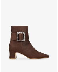 Rodo - Tilly 55 Leather Heeled Ankle Boots - Lyst