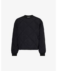 Cole Buxton - Quilted Crewneck Shell-down Sweatshirt X - Lyst