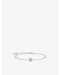 Thomas Sabo - Snowflake Sterling- And Zirconia Bracelet - Lyst
